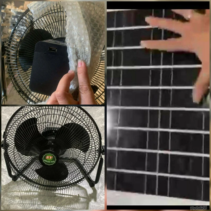 [SAT]SOLAR ELECTRIC FAN METAL