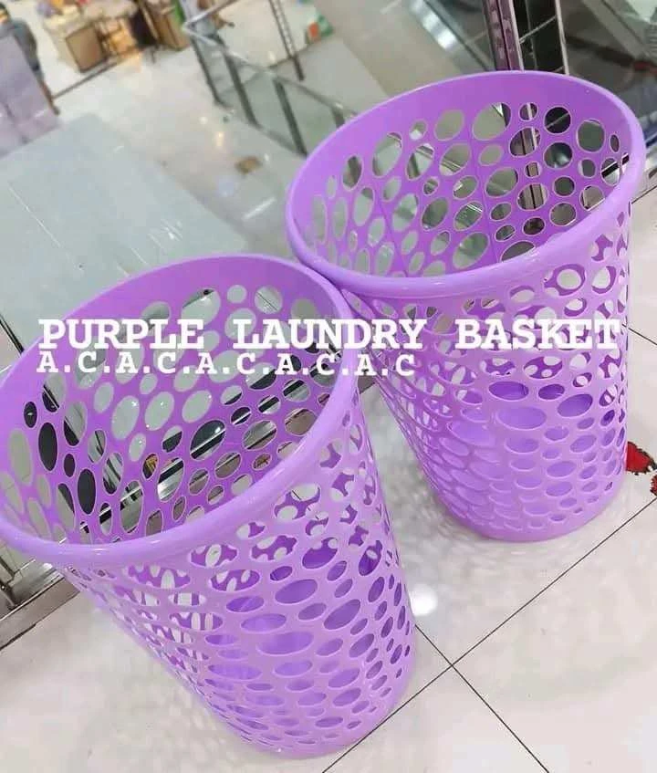 [SAT]PURPLE LAUNDRY BASKET