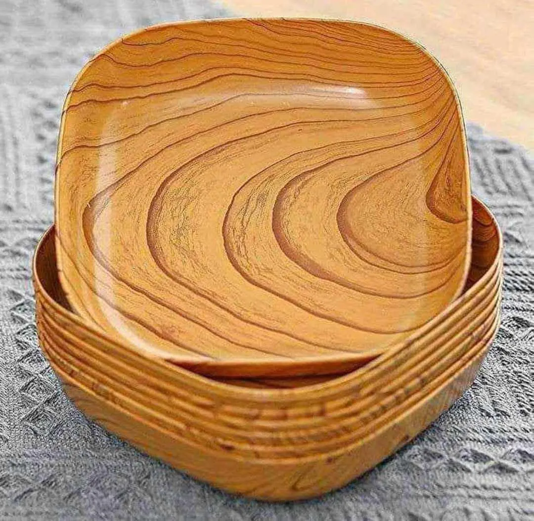 [SAT]WOODEN PLASTIC PLATE