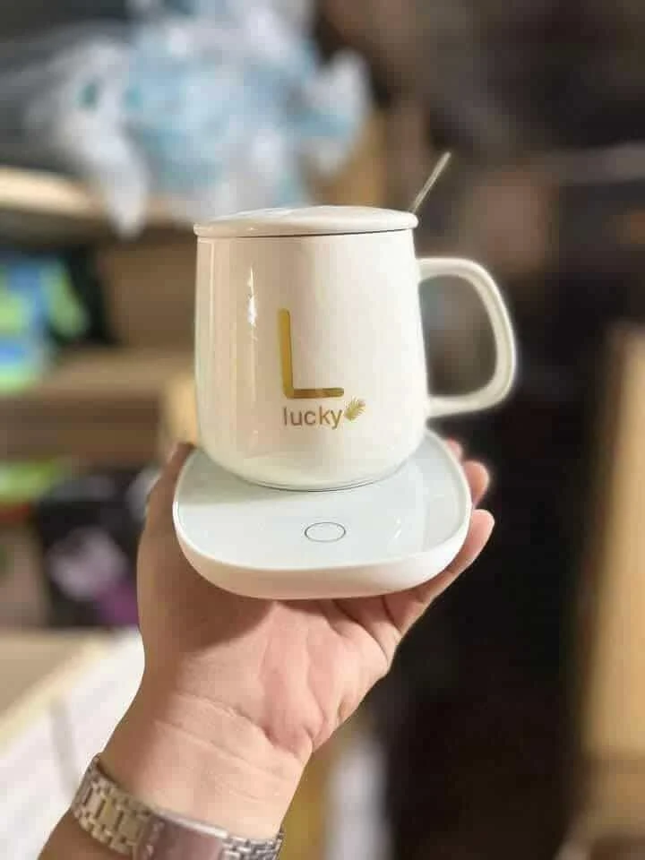 [WED]COFFEE CUP & HEATER SAUCER SET