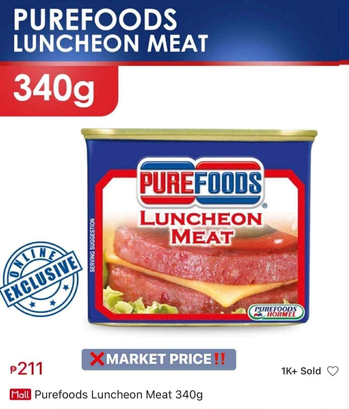 [SAT]PUREFOOD LUNCHEON MEAT