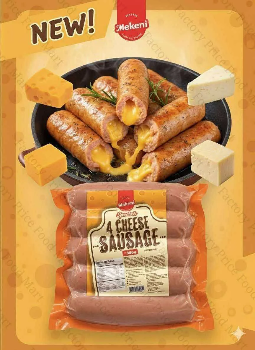 [SAT]MEKENI 4 CHEESE SAUSAGE