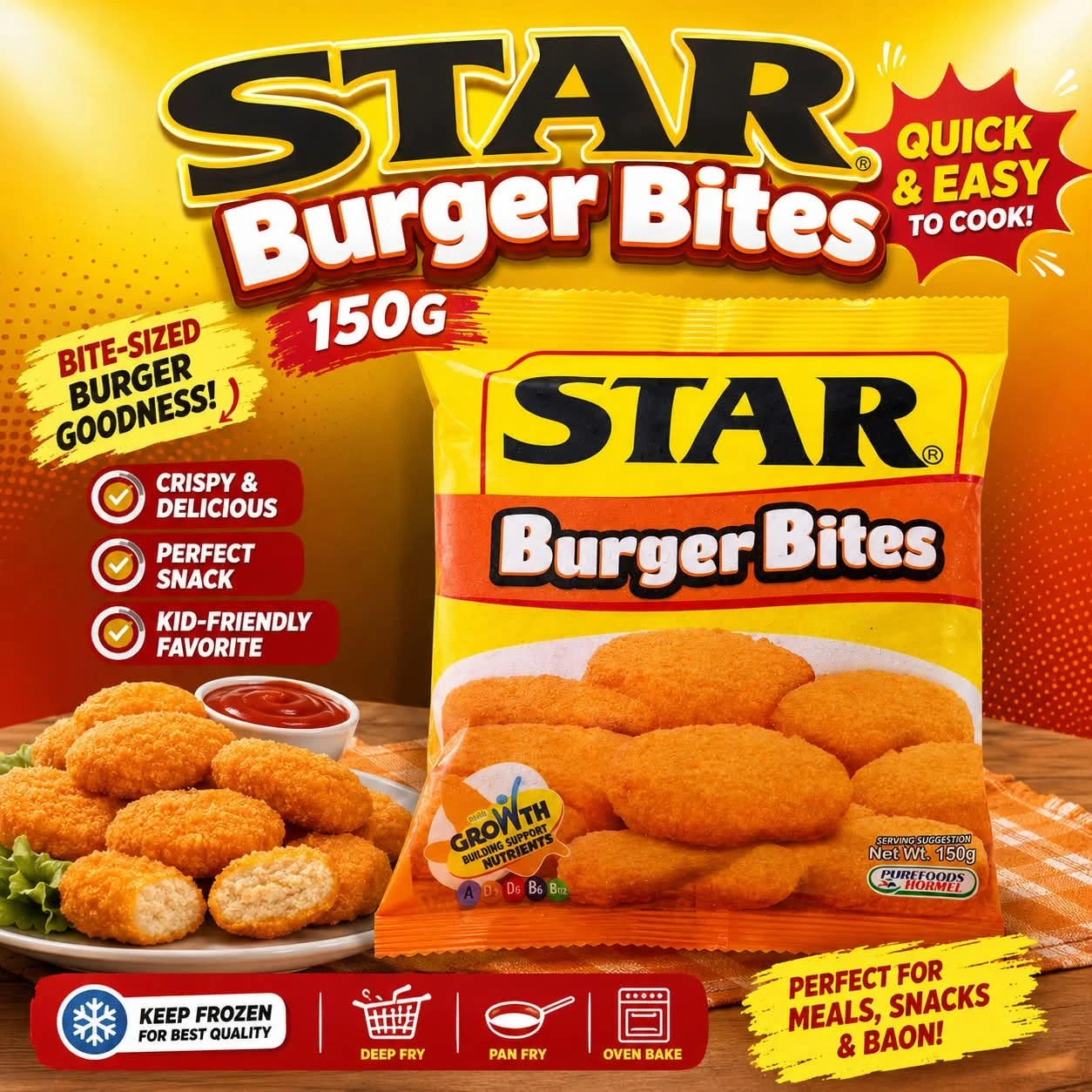 [SAT]*3 STAR BURGER BITES