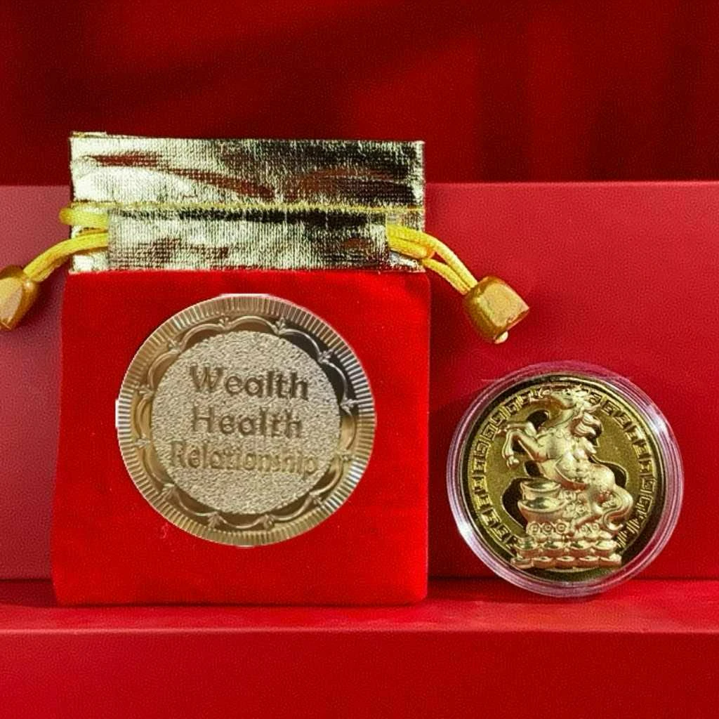 [WED]*4 LUCKY HORSE COIN