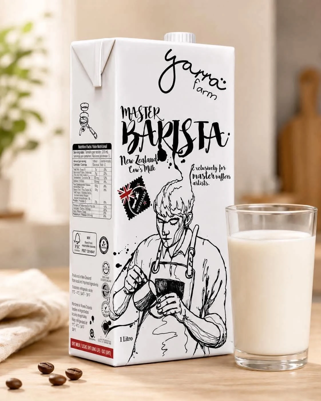 [SAT]*2 MASTER BARISTA MILK 1L