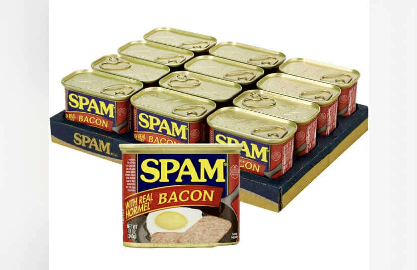 [SAT]SPAM WITH REAL HORMEL BACON 340G