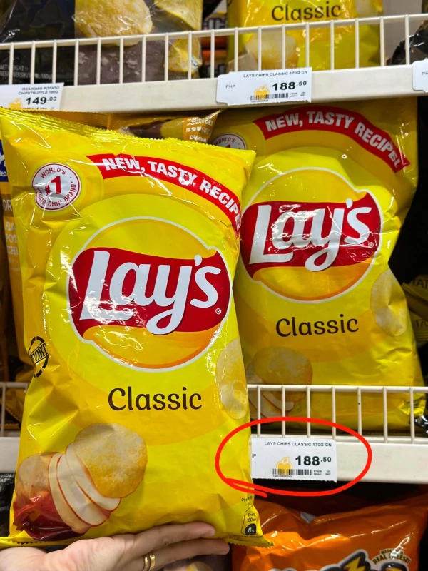 [SAT]LAYS POTATO CHIPS 170G