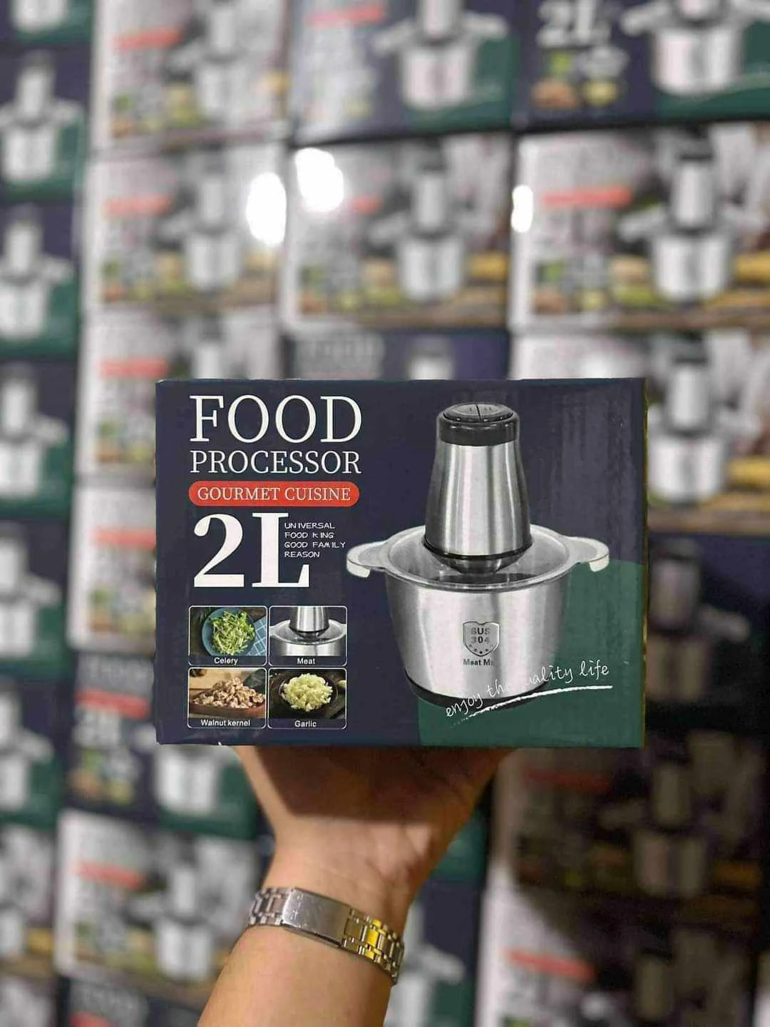 [SAT]METAL FOOD PROCESSOR 2L