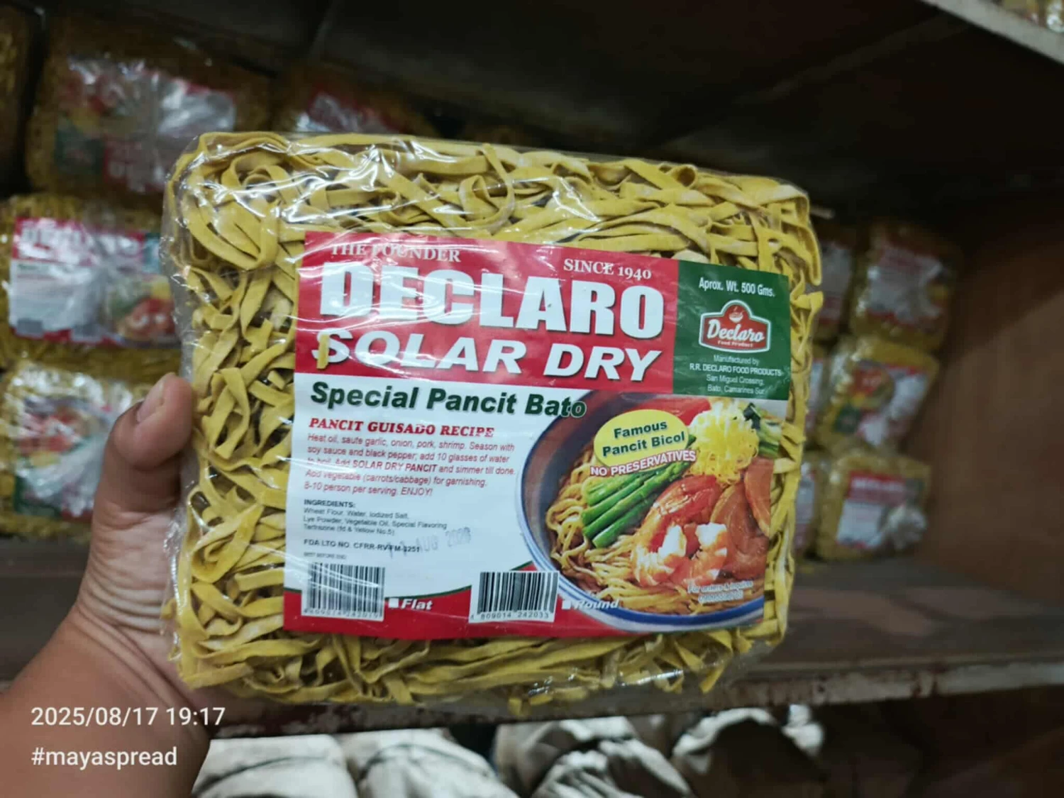 [SAT]DRY PANSIT BATO