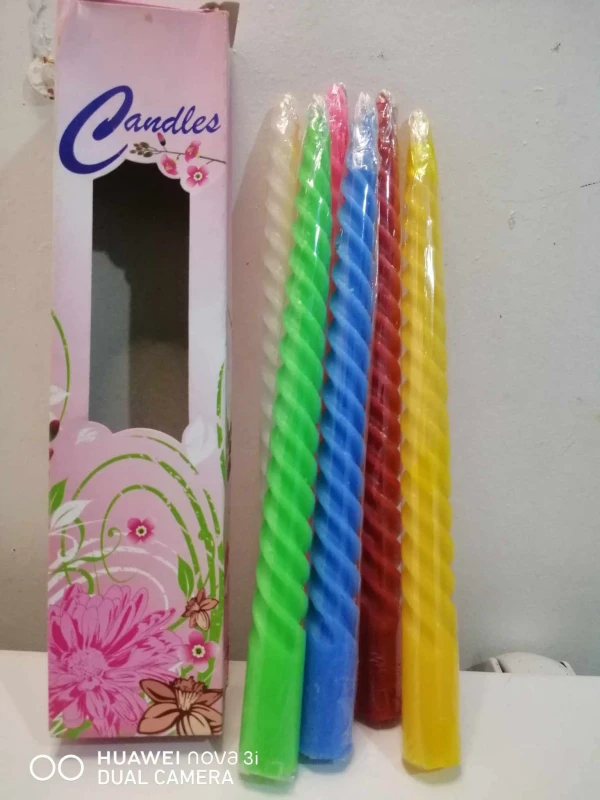 [SAT]CANDLES ON BOX - SPIRAL
